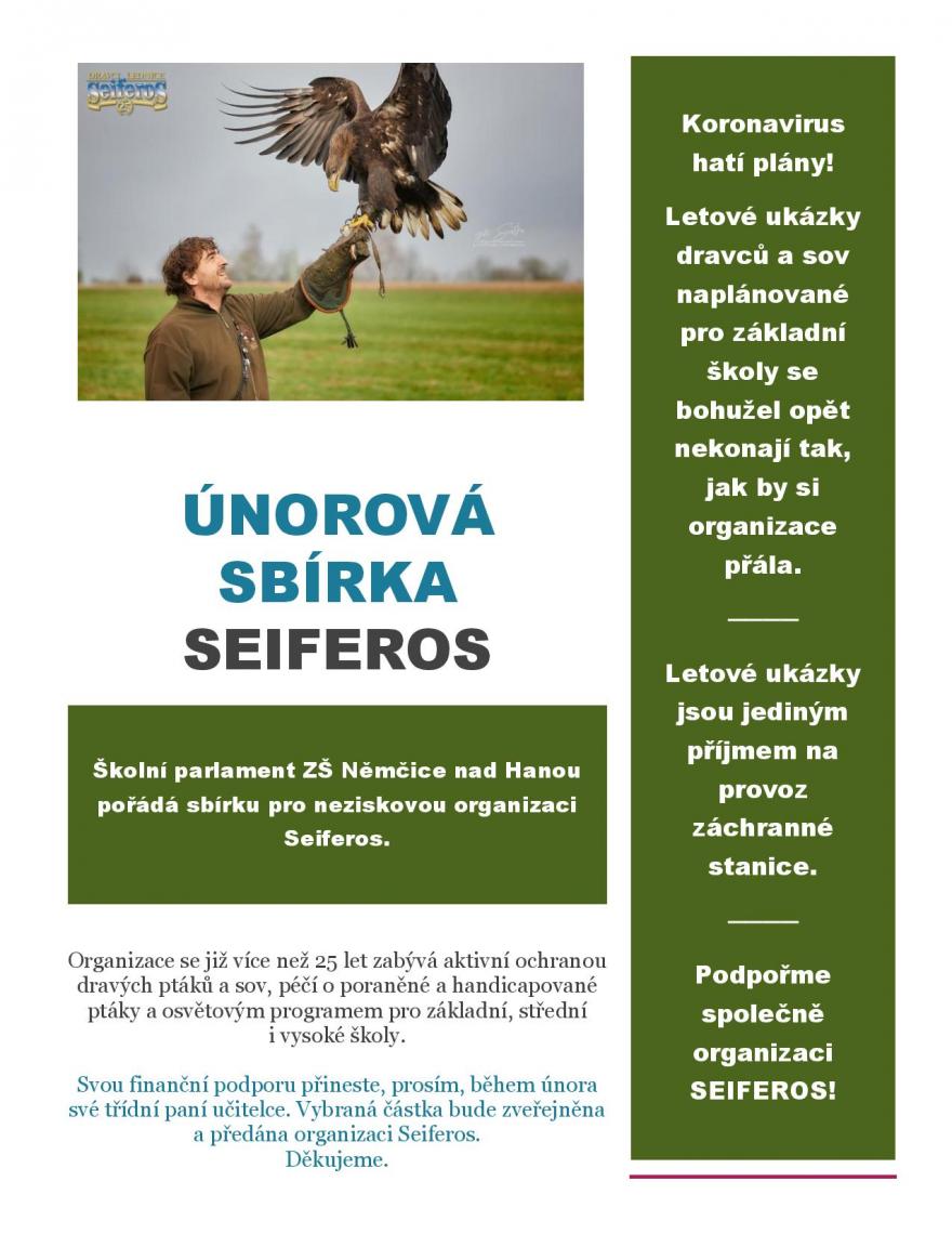 Únorová sbírka Seiferos
