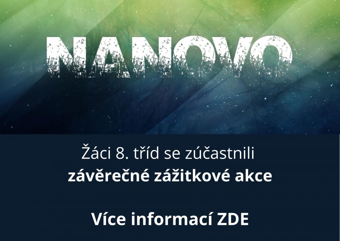 Závěrečná zážitková akce projektu NANOVO