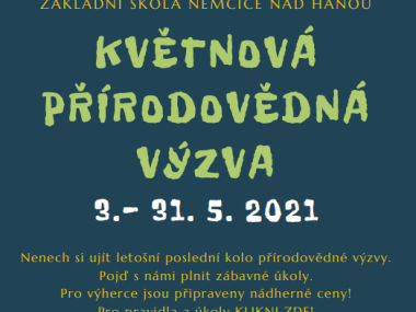 KVĚTNOVÁ PŘÍRODOVĚDNÁ VÝZVA 