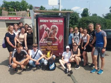 Zdařilá exkurze třídy 9.B: Body Worlds - cyklus života