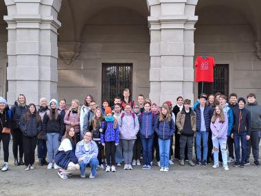 Návštěva polských žáků a učitelů u nás ve škole